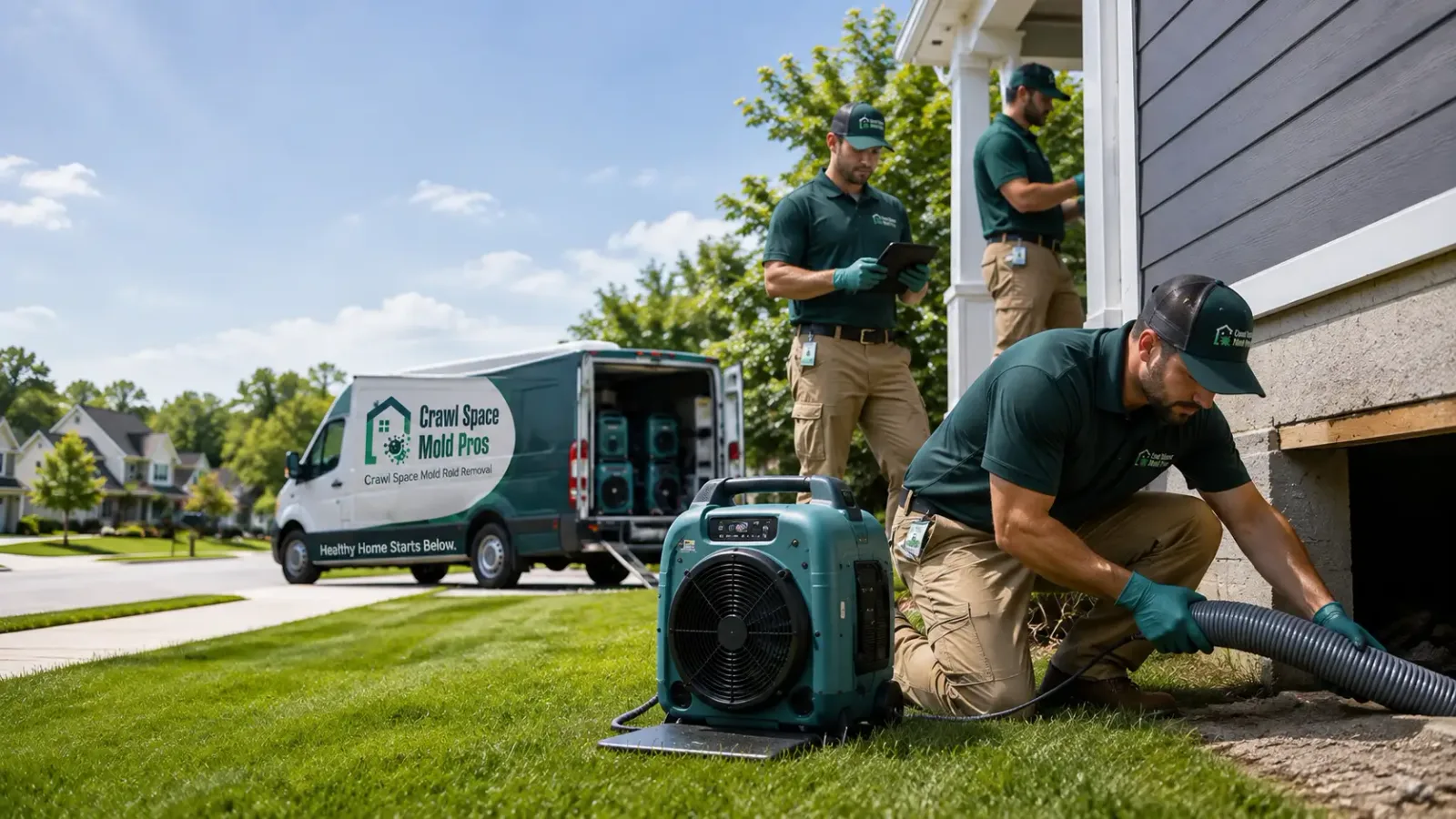 Crawl Space Mold Removal in Thurston, OH